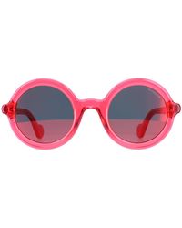 Moncler - Round Shiny Fuchsia Gradient Mirrored Ml0005 - Lyst
