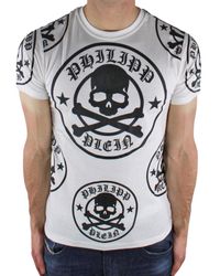 Philipp Plein - Plum Multi Logo Design T-Shirt - Lyst