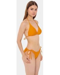 Hiccup - Floral Print Triangle Tie-Side Bikini Set - Lyst