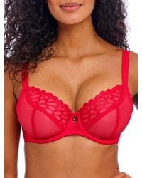 Freya - Loveland Sheer Plunge Bra - Lyst