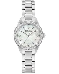 Bulova - Sutton Petite Watch 96R253 Stainless Steel - Lyst