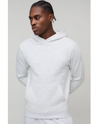 BoohooMAN - Basic Slim Over The Head Hoodie - Lyst