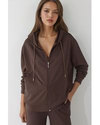 Hiccup - Soft Touch Full Zip Hoodie Sweatshirt - Lyst