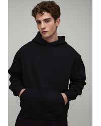 BoohooMAN - Basic Bm Signature Oversized Boxy Hoodie - Lyst