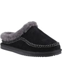 Hush Puppies - Anika Suede Slippers - Lyst