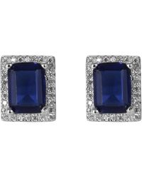 Orphelia - 'Enora' 925 Sterling Stud Earrings - Lyst