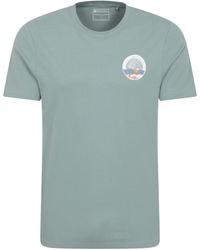 Mountain Warehouse - St Davids T-Shirt Cotton Breathable Everyday Summer Printed Tee - Lyst