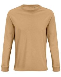Sol's - Adult Pioneer Organic Cotton Long-Sleeved T-Shirt (Dark) - Lyst