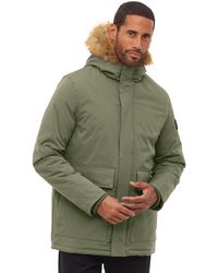Bench - Jarryl Padded Parka Jacket - Lyst