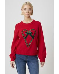 Brave Soul - Sequin Candy Cane Christmas Jumper - Lyst