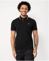 BOSS - Boss Paul Short Sleeve Polo Shirt With Contrast Tipping - Lyst