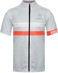 Rossignol - Short Sleeve Zip Up Classic T-Shirt Rlewy13 225 - Lyst