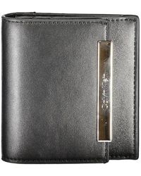 Calvin Klein - Schwarze Polyester-Geldbörse - Lyst