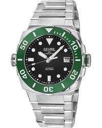 Gevril - Fortuna 316L Stainless Steel Case, Bezel, Enamel Dial, Bracelet - Lyst