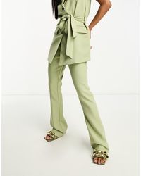 In The Style - Tailored Flared Trousers Co-Ord - Lyst