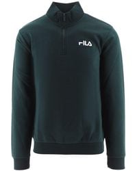 Fila - Mediterranean Adam Quarter Zip Sweatshirt - Lyst