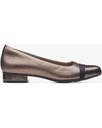 Clarks - Juliet Monte Pewter Shoes - Lyst
