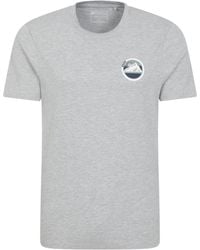 Mountain Warehouse - Oban T-Shirt Cotton Round Neck Breathable Everyday Tee - Lyst