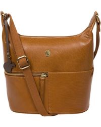 Conkca - Little Kristin' Dark Leather Shoulder Bag - Lyst