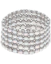 Ateliers Saint Germain - Bracelet 5 Rows Of Real Freshwater Pearls - Lyst