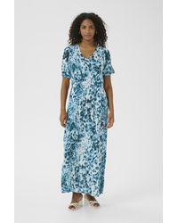 Kaffe - Kleid Regular Fit Leopard Print - Lyst