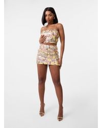 Pink Vanilla - Daisy Sequin Mini Skirt - Lyst