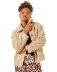 Roman - Collared Borg Fleece Jacket - Lyst
