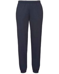 Fruit Of The Loom - Classic Elasticated Hem Jogging Bottoms (Deep) - Lyst