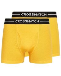 Crosshatch - Hexter Boxer Shorts (Pack Of 2) - Lyst