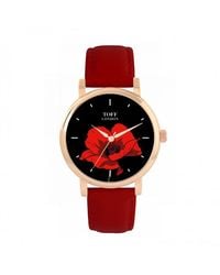 Toff London - Tlws-46516 Ladies Poppy Flower Watch - Lyst