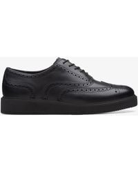 Clarks - Glickly Brogue 2 Leather Shoes - Lyst