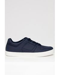 Threadbare - Stitch Detail Court Trainers - Lyst