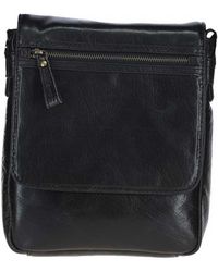 Ashwood Leather - Sleek Real Messenger Bag With Multiple Pockets - Lyst