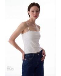 Penti - Fitted Cotton-Modal Cami Tank - Lyst
