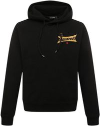 DSquared² - Cool Fit Logo Zwarte Hoodie - Lyst