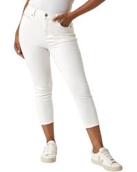 Roman - Petite Slim Crop Stretch Jeans - Lyst