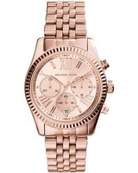 Michael Kors - Lexington Mk5569 Chronograph Ladies Watch Stainless Steel - Lyst