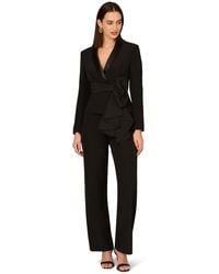 Adrianna Papell - Stretch Crepe Jumpsuit - Lyst