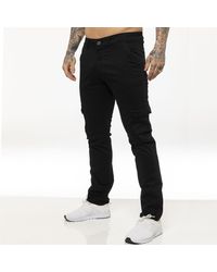 Enzo - Cargo Combat Chinos - Lyst