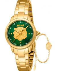Just Cavalli - Jc1L334M0065 Ladies Dolce Watch And Bracelet Gift Set - Lyst