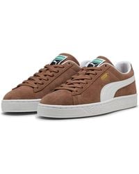 PUMA - Classic Suede Haute Coffee/ Trainers - Lyst