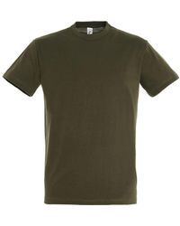 Sol's - Regent T-shirt Met Korte Mouwen (leger) - Lyst