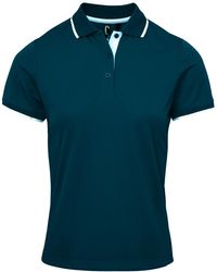 PREMIER - Ladies Coolchecker Contrast Pique Polo Shirt - Lyst