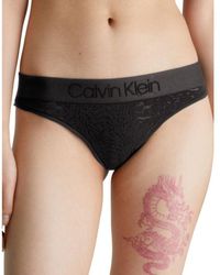 Calvin Klein - 000Qf7287E Lace Thong - Lyst