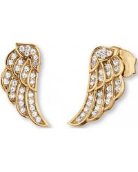 Engelsrufer - Ere-Lilwing-Zi-Stg Ladies Wing Earrings - Lyst