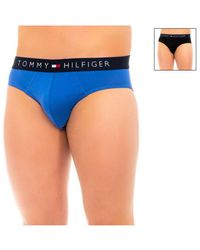 Tommy Hilfiger - Pack-2 Slips Breathable Fabric And Anatomical Front Um0um00025 Man Cotton - Lyst