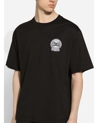 Dolce & Gabbana - Roman Numerals Crest Embroidered Logo T-Shirt - Lyst