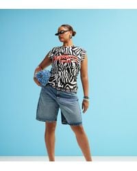 ASOS - Design Denim Bermuda Short - Lyst