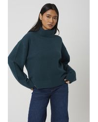 Brave Soul - Loose Fit Roll Neck Knitted Jumper - Lyst