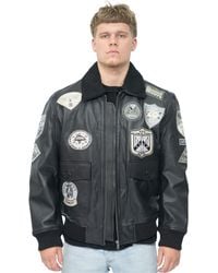 Infinity Leather - Top Gun A2 Bomber Jacket-San Diego - Lyst